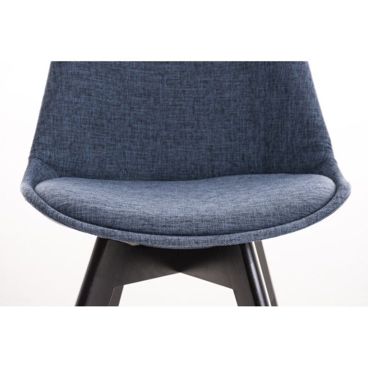 Besucherstuhl Borneo STOFF, schwarz
