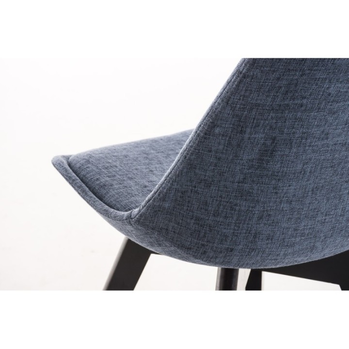 Besucherstuhl Borneo STOFF, schwarz