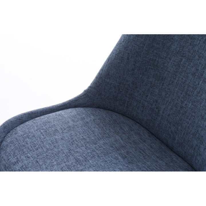 Besucherstuhl Borneo STOFF, walnuss