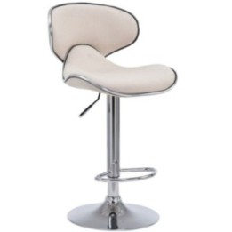 Barhocker Las Vegas V2 Stoff chrom