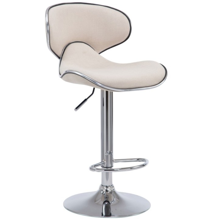 Barhocker Las Vegas V2 Stoff chrom
