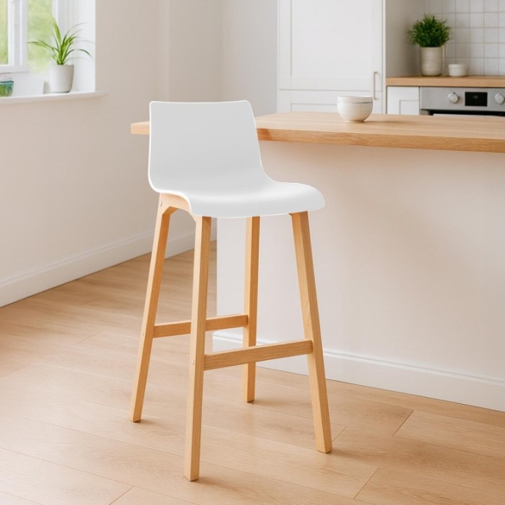 Barhocker Hoover Natura 4-Fuß Gestell