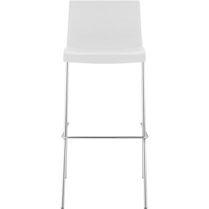 Barhocker Hoover Chrom 4-Fuß Gestell