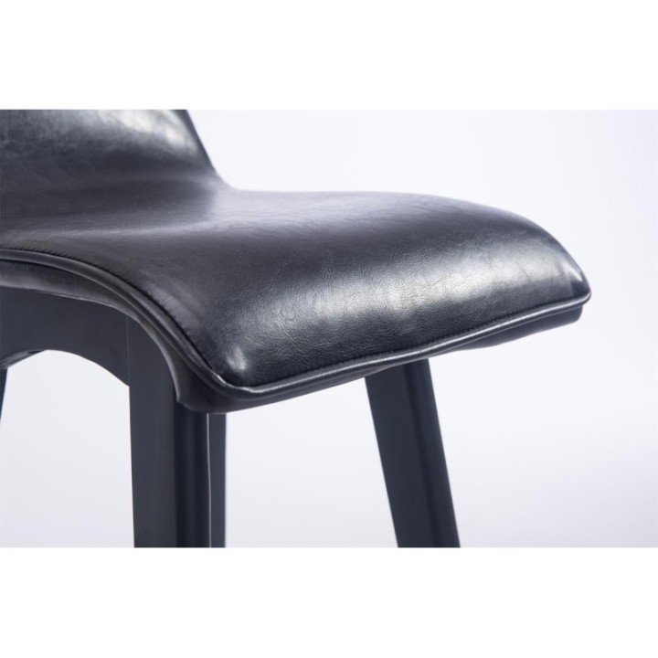 Barhocker Corneila PU schwarz