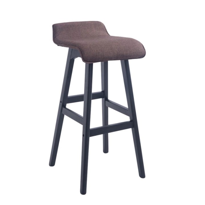 Barhocker Corneila Stoff schwarz