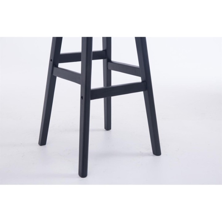 Barhocker Corneila Stoff schwarz