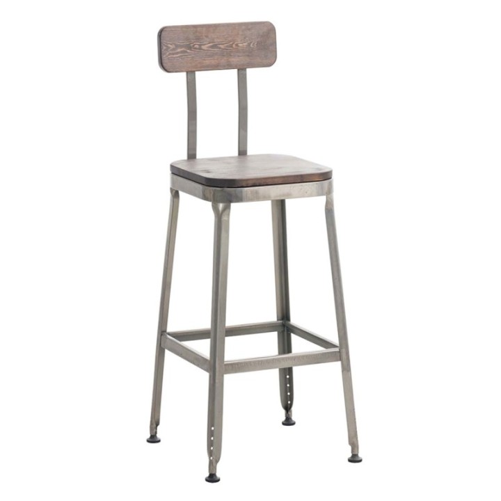 Barhocker Easton Holzsitz