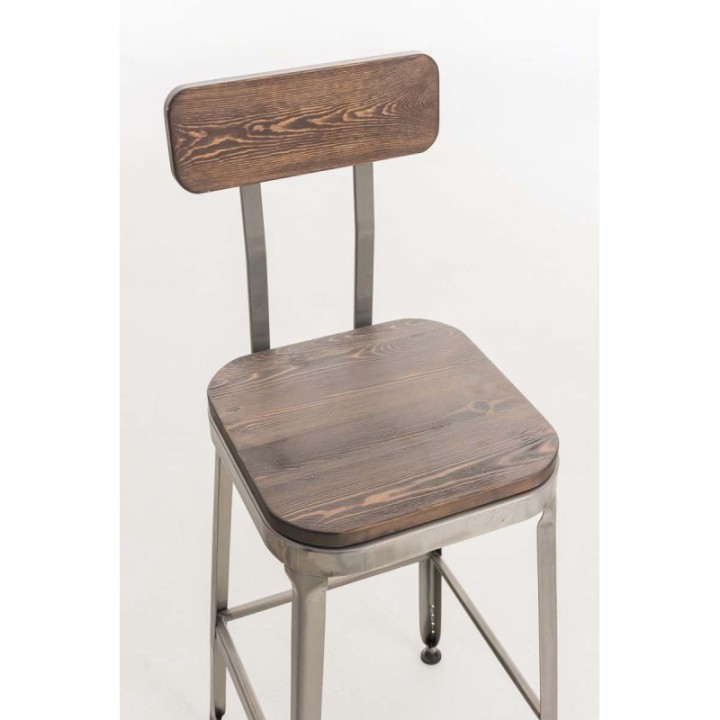 Barhocker Easton Holzsitz