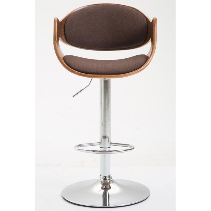 Barhocker Alegre Stoff Walnuss