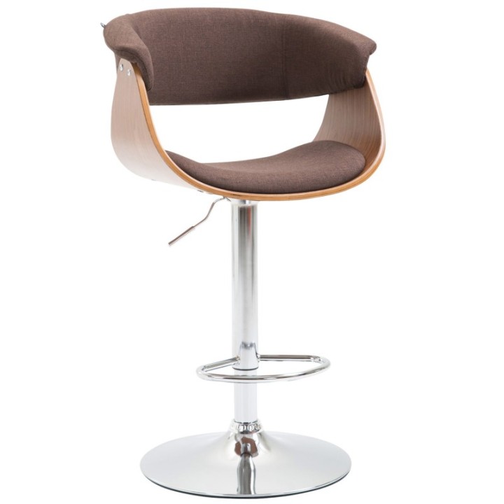 Barhocker Callao Stoff Walnuss