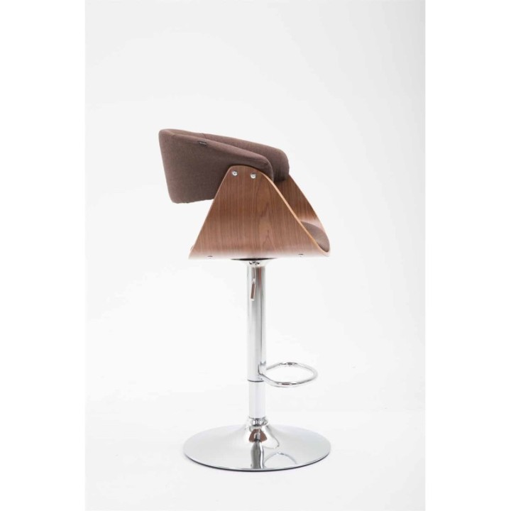 Barhocker Callao Stoff Walnuss