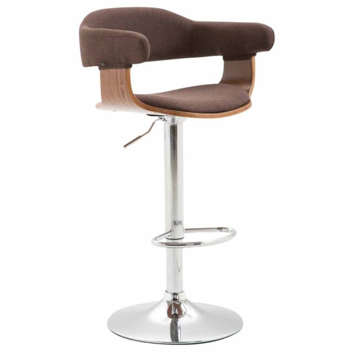 Barhocker Natal Stoff Walnuss
