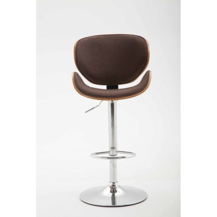 Barhocker Recife Stoff Walnuss
