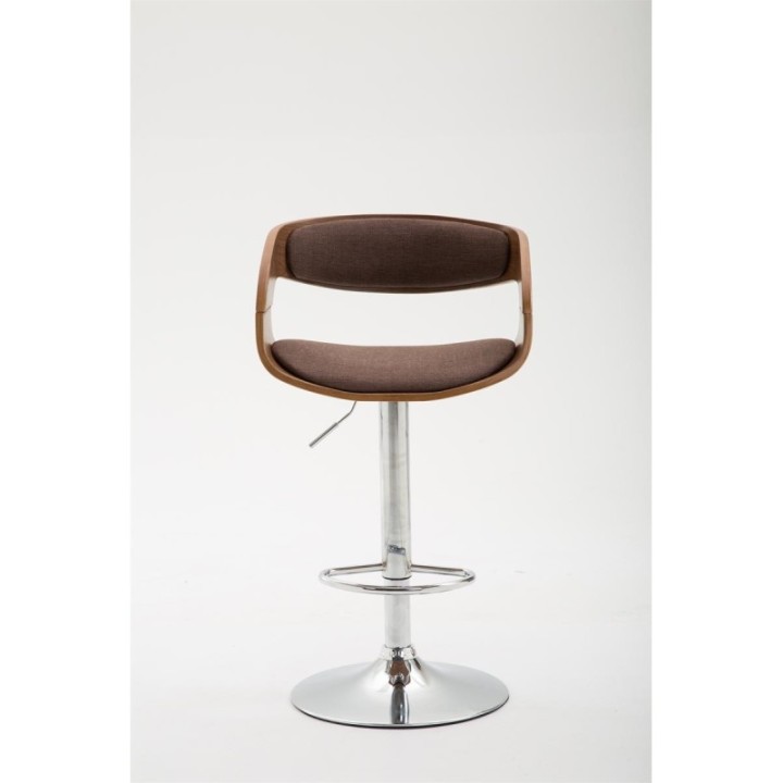 Barhocker Manaus Stoff Walnuss