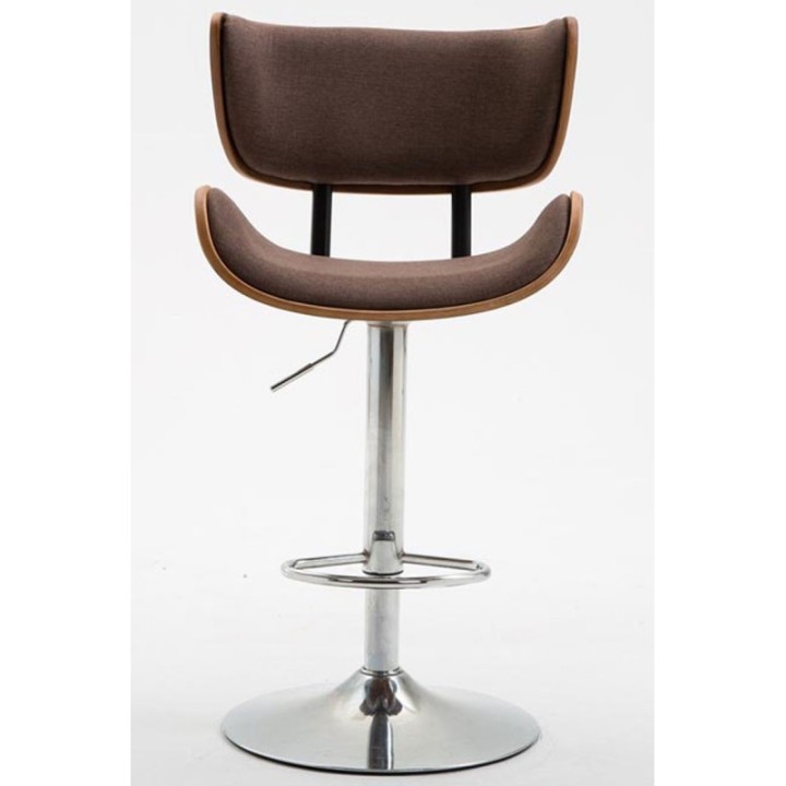 Barhocker La Paz Stoff Walnuss