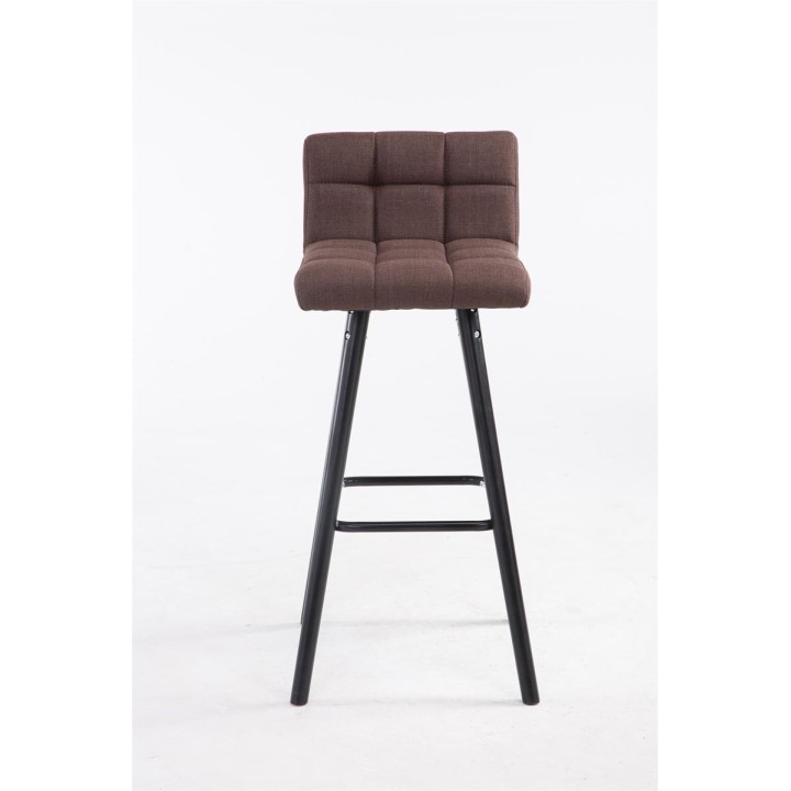Barhocker Lincoln V2 Stoff Schwarz