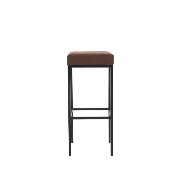Barhocker Newark 85 Stoff schwarz