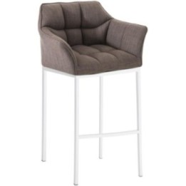 Barhocker Damaso W Stoff mit 4-Fuß Gestell