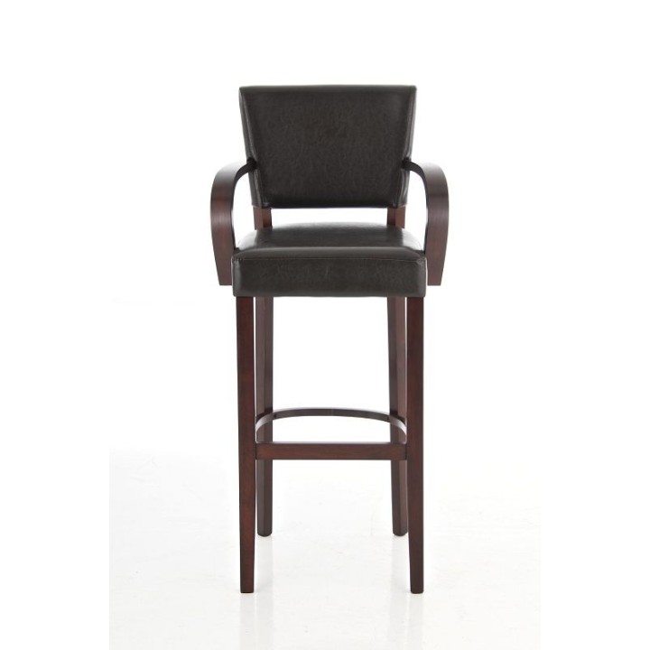 Barhocker Lionel mit Armlehne V2 cappuccino