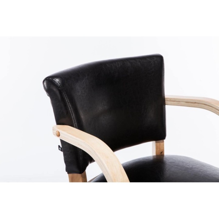 Barhocker Lionel mit Armlehne V2 natura