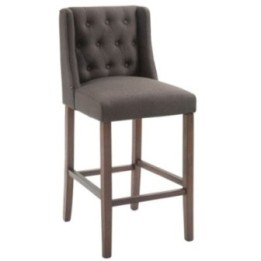 Barhocker Cassandra Stoff Antik-dunkel