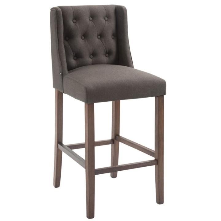Barhocker Cassandra Stoff Antik-dunkel