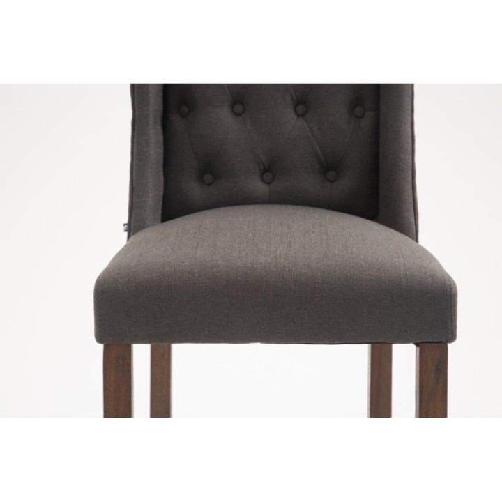 Barhocker Cassandra Stoff Antik-dunkel