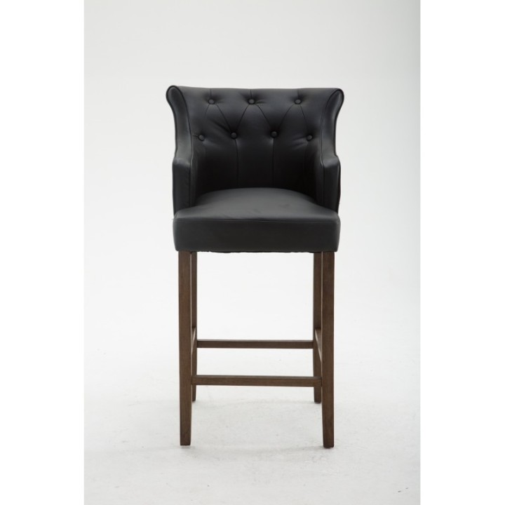 Barhocker Lykso Echtleder Antik-dunkel