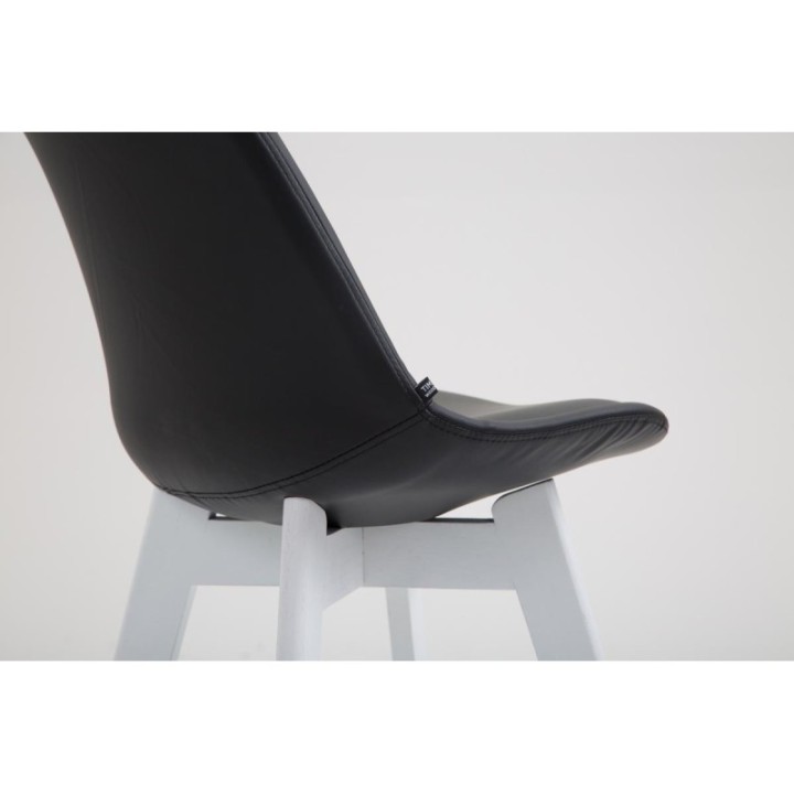 Barhocker Metz Kunstleder Weiß