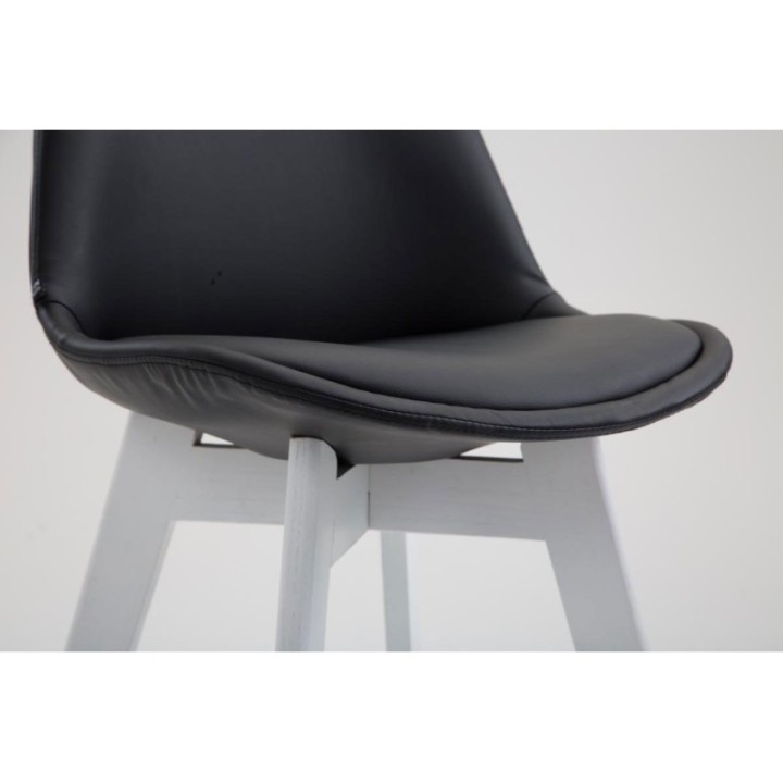 Barhocker Metz Kunstleder Weiß