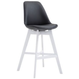Barhocker Cannes Kunstleder Weiß