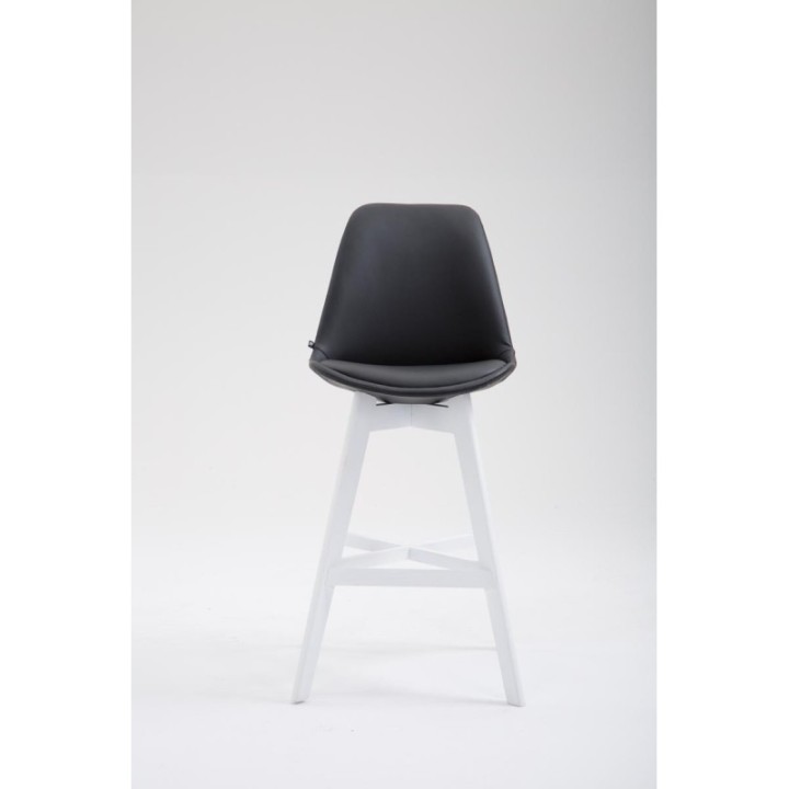 Barhocker Cannes Kunstleder Weiß