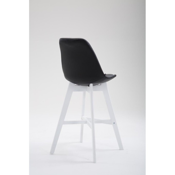 Barhocker Cannes Kunstleder Weiß