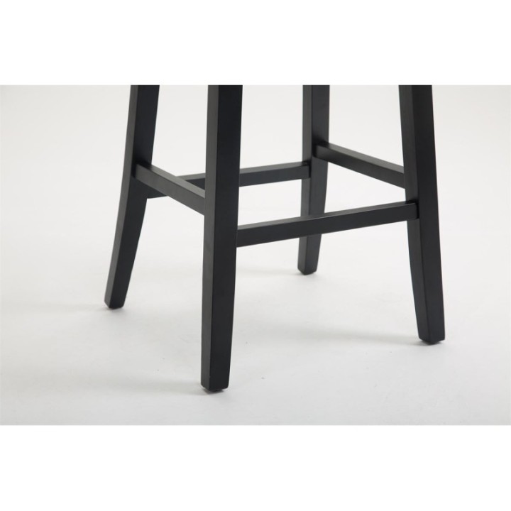 Barhocker Bregenz Kunstleder Schwarz,