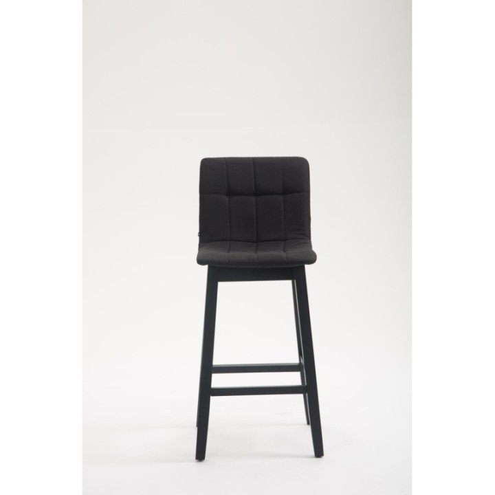 Barhocker Bregenz Stoff Schwarz,