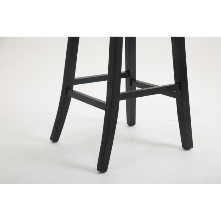 Barhocker Bregenz Stoff Schwarz,