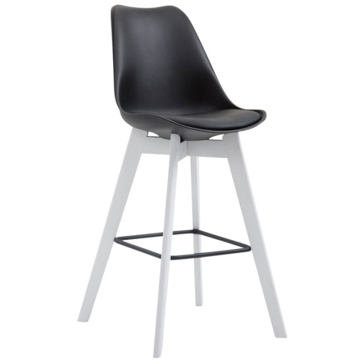 Barhocker Metz Kunststoff Weiß