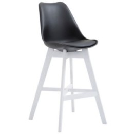 Barhocker Cannes Kunststoff Weiß