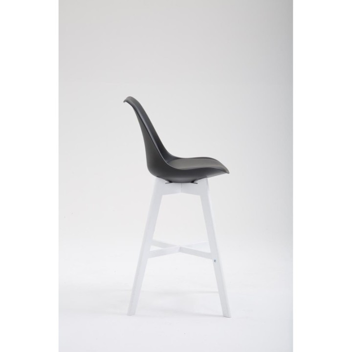 Barhocker Cannes Kunststoff Weiß