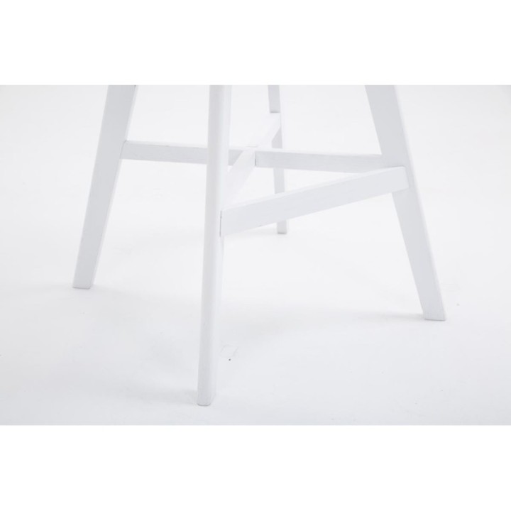 Barhocker Cannes Kunststoff Weiß