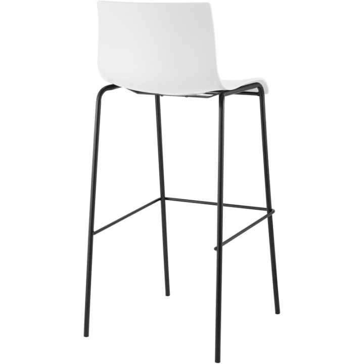 Barhocker Hoover 4-Fuß Gestell schwarz