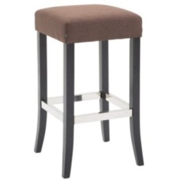 Barhocker Venta Stoff Schwarz