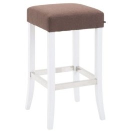 Barhocker Venta Stoff Weiß