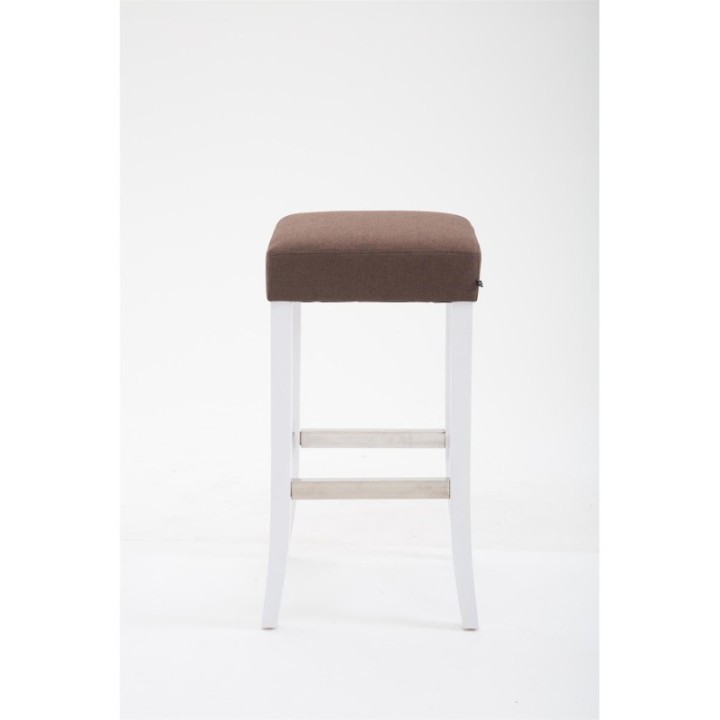 Barhocker Venta Stoff Weiß