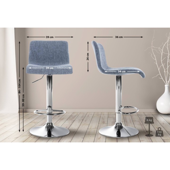 Barhocker Hoover Stoff C