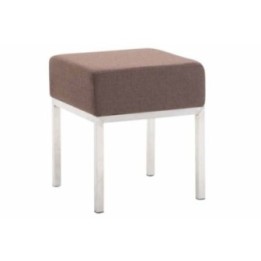Sitzhocker Newton Stoff edelstahl