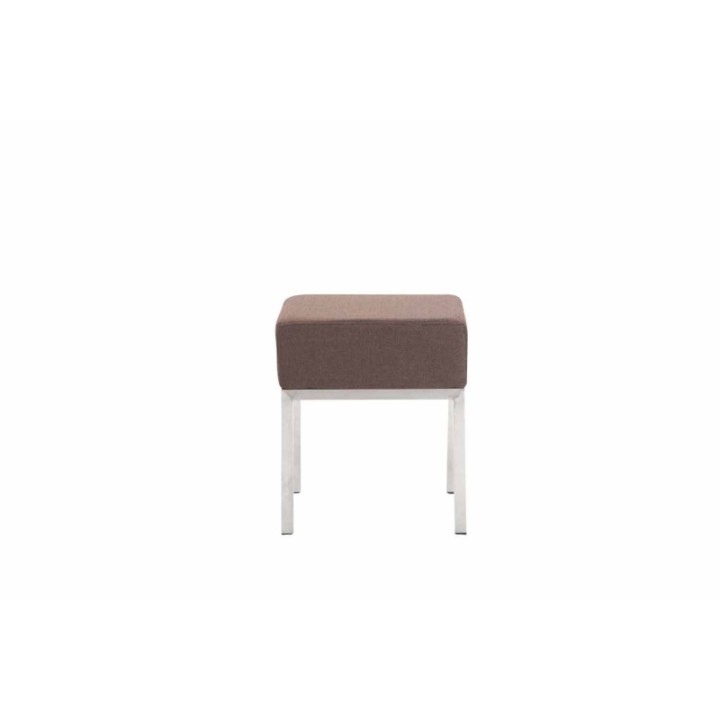 Sitzhocker Newton Stoff edelstahl