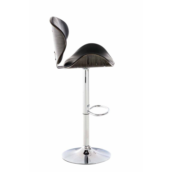 Barhocker Edmonds Kunstleder grau