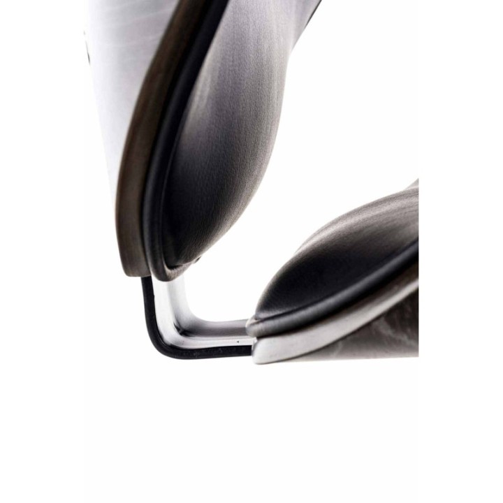 Barhocker Edmonds Kunstleder grau