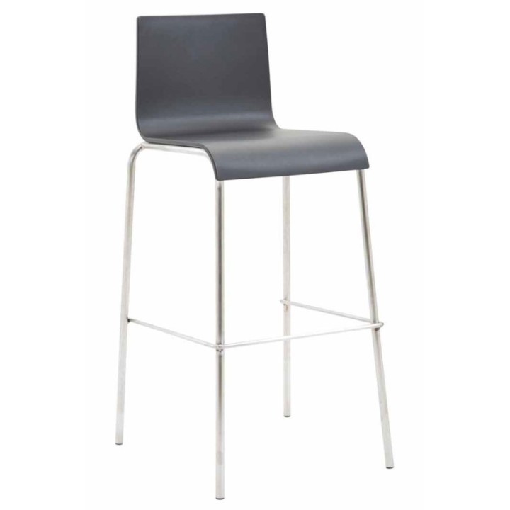 Barhocker Kado Kunststoff Rund edelstahl